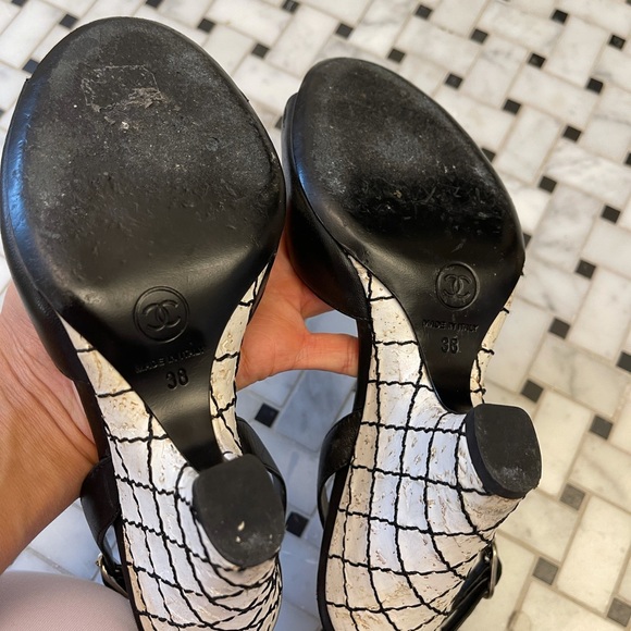 Chanel camelia wedge - Picture 4 of 5